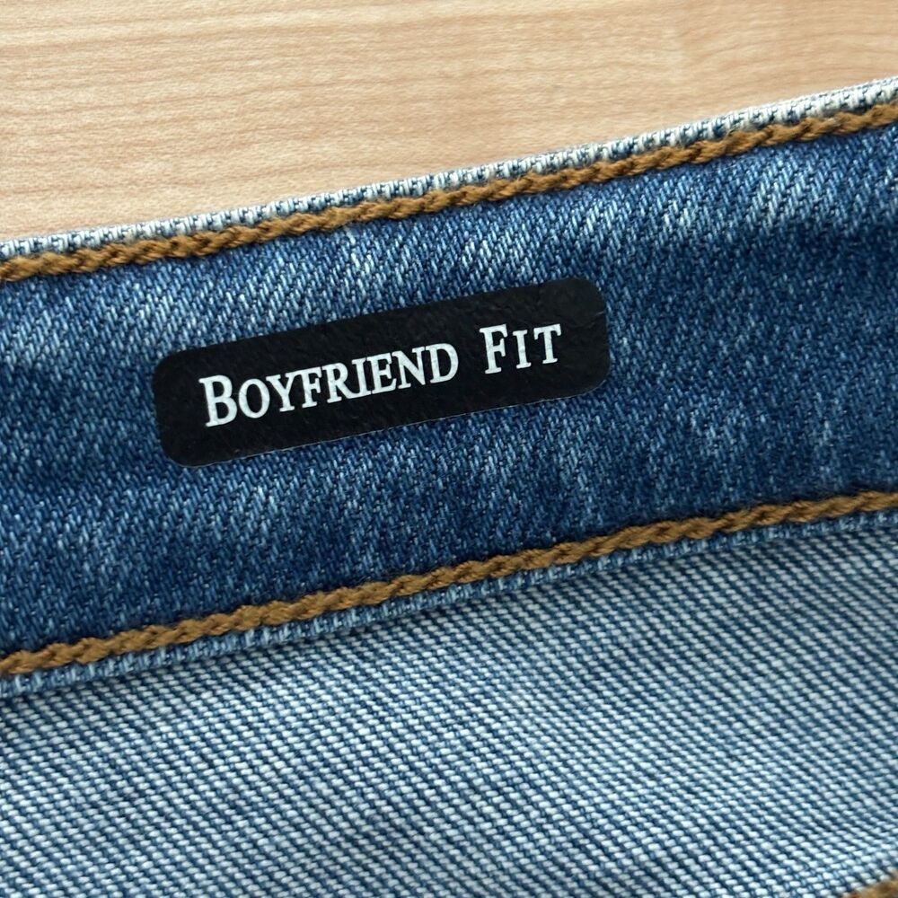 Judy Blue Women Boyfriend Jeans Distressed Light Wash Stretch Size 13/31 L278 - Picture 12 of 14